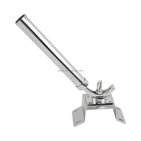 Accessoires de yacht de qualité supérieure, barbecue de bateau en acier inoxydable à angle réglable