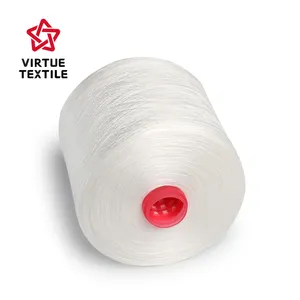 100% polyester spun yarns 40/2 60/3 제조업체