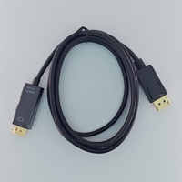 Cable Adaptador Conector DP a HDMI de 1.8M 6FT 3M 4K Ultra HD, DP Macho a HDMI Macho, 1080p para Lenovo HP Dell HDTV PC