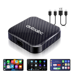 2025 Mới Xách Tay Có Dây Để Không Dây Ma Thuật Hộp Cho Phổ Không Dây Thông Minh Ai Hộp Carplay <span class=keywords><strong>Android</strong></span> Auto <span class=keywords><strong>USB</strong></span> Bộ Chuyển Đổi - Product Image 2