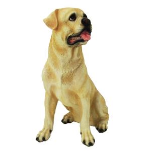 Molde de resina personalizado de fábrica, estatueta de <span class=keywords><strong>labrador</strong></span>, estátua de cão, design criativo, escultura, artesanato de resina realista, animal - Product Image 1