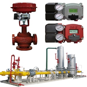 Vanne de régulation de débit Skid Masoneilan Série 80000 3 voies 37/38 Actionneur SVI-2 SVI-3 Positionneur de vanne intelligent Pneumatique à gaz - Product Image 4