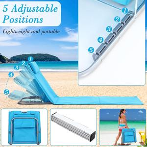 Toptan ucuz taşınabilir sandalye hafif kamp sandalyesi plaj salonu şezlong özelleştirmek - Product Image 6