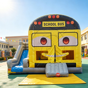 Castillo Inflable con Tobogán Lateral para Niños y Adultos, Ideal para Centros <span class=keywords><strong>de</strong></span> Entretenimiento Familiar - Product Image 1