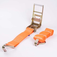 Sangle d'arrimage à cliquet en nylon de qualité supérieure, forme J-Hook, capacité 5 tonnes, taille personnalisée, anti-rouille, crochet de remorquage pour dépanneuse