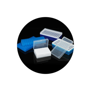 Boîte de rangement pour tubes à centrifuger Wande Guanglian, en plastique, pour tubes EP de laboratoire, avec couvercle, pour usage en laboratoire - Product Image 1