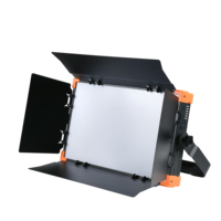Éclairage professionnel pour studio TV, 350W-400W, grande puissance, DMX512 / application / télécommande, éclairage continu LED pour caméra