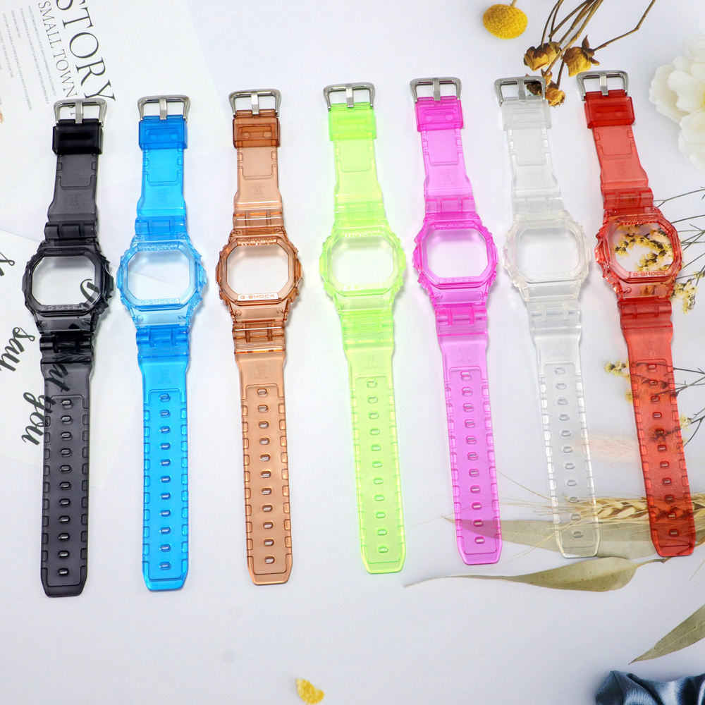 Watch Strap for Casioak G SHOCK GWM 5610 5600 Watch Band Case Bezel Bands  Replacement for DW 5600 Watch Band