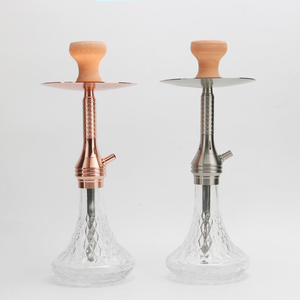 Hot bán arabain chicha hokah complet cốc bán buôn kính nhôm thép không gỉ biểu tượng tùy chỉnh khói hookah Bộ - Product Image 4