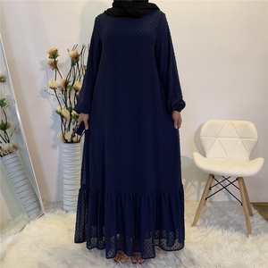 6294# Fashion Dress for Women Muslim Eid Ramadan Islamic Dress with Lining Women Clothing Wholesale - Product Image 4