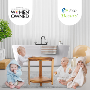 Estante <span class=keywords><strong>de</strong></span> dos niveles <span class=keywords><strong>de</strong></span> color natural, Banco <span class=keywords><strong>de</strong></span> <span class=keywords><strong>ducha</strong></span> <span class=keywords><strong>de</strong></span> madera <span class=keywords><strong>de</strong></span> teca impermeable, taburete, silla <span class=keywords><strong>de</strong></span> asiento para <span class=keywords><strong>ducha</strong></span> interior, proporciona seguridad - Product Image 4