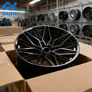 Rines de Aleación Forjados de 19 20 21 22 23 Pulgadas, Negros Brillantes, Multirradio, 20x10J 5x120, 5 Orificios, Cóncavos Profundos, para <span class=keywords><strong>BMW</strong></span> M3 M4 <span class=keywords><strong>M5</strong></span> - Product Image 3