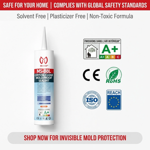 INGADA MS-88L Kristallklarer Schimmelresistenter Dichtungskitt - Product Image 5