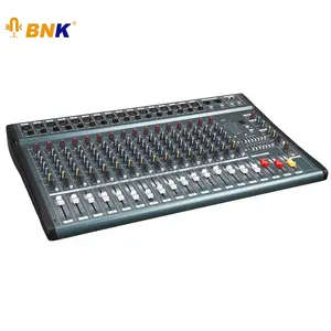 Sistema de som karaokê profissional, 16 canais, mixer power dj pmx1606