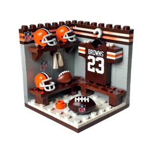 Bloques de Construcción de Plástico ABS con Temática Deportiva, Modelo de Vestidor, Regalos Personalizados para Mayores de 8 Años - Product Image 5