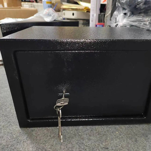 Caja Fuerte de Seguridad de Acero Sólido MUCHN con Cerradura de Llave, Tamaño Mediano 20M, Negra/Blanca, Grosor de Puerta 3.0mm, 1 Año de Garantía - Product Image 2