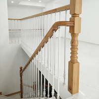 Rampe d'escalier en métal simple et personnalisée, idéale pour la décoration intérieure de villas, couleur personnalisable