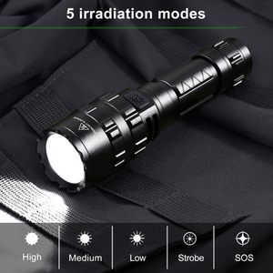 Lampe torche USB 1000 lumens en gros, lanterne LED COB orientable à 360 degrés avec base magnétique pour le camping, le travail et les situations tactiques - Product Image 2