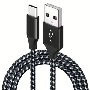 Factory Direct Sale Fast <b>Charging</b> Data <b>Cable</b> Nylon USB <b>C</b> <b>Charging</b> <b>Cable</b> for Android - Product Image 1