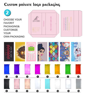 लास विस्तार आपूर्तियाँ कस्टम 0.03 0.05 बी सी डी सीसी एल एल + नियंत्रण रेखा एलडी जम्मू निजी लेबल कश्मीरी चलाओ एक्सटेंशन थोक बरौनी विस्तार - Product Image 4