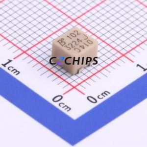 Resistencia Ajustable/Potenciómetro SMD-3P 3224J-1-102E, Resistencia de 4.6x3.5mm, 1kOhm, 10%, 250mW, 100ppm ℃ - Product Image 1