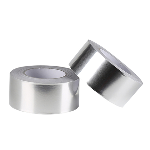 Waterproof & Leak-Proof Aluminum Foil Tape with Acrylic Adhesive Single Sided Tape for Pipe Repair and Electromagnetic Shielding