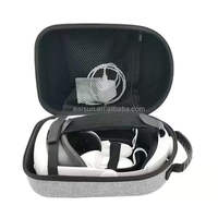 Nouvelle mallette de transport rigide compatible avec le casque VR Meta Oculus Quest 3 3S et les accessoires de manette, boîte EVA