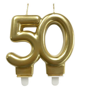 Vela <span class=keywords><strong>de</strong></span> <span class=keywords><strong>Cumpleaños</strong></span> Grande <span class=keywords><strong>de</strong></span> Parafina Dorada Número <span class=keywords><strong>70</strong></span>, 3.15 Pulgadas, Adorno Numérico Doble para Pastel, para Fiestas, Aniversarios y Celebraciones - Product Image 4