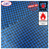 Tissu Oxford en polyester ignifuge à deux couleurs avec motifs à carreaux, conforme aux normes CA TB 133, CS-191-53, ISO 10047, pour sac de transport d'équipement électrique