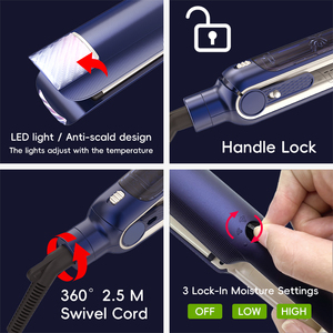Lisseur de cheveux infrarouge à vapeur rapide avec chauffage PTC de qualité professionnelle KangRoad Factory - Product Image 6