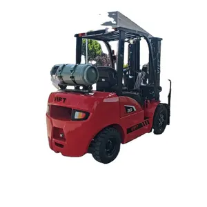 Shanghai VIFT Manufacturer New Arrival 3.0 3.5 Ton LPG Duel Fuel Forklift Lifting 6000mm Max Wide View Mast EPA Euro V Engine