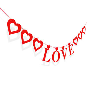 Vente directe d'usine Drapeaux décoratifs en feutre faits sur mesure de Noël - Product Image 3