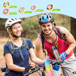 Özel Logo 750ml hava kokulu meyve lezzet Pod taşınabilir kullanımlık plastik içecek su şişeleri spor Tritan Flavoured su şişesi - Product Image 6