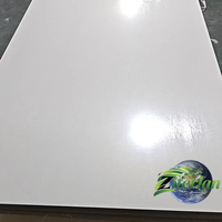 Panneau mural en feuille de marbre PVC brillant, écologique, imperméable, ignifuge, revêtement décoratif