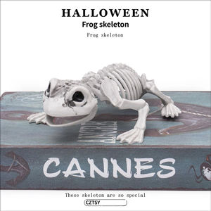 Adornos Decorativos <span class=keywords><strong>de</strong></span> Halloween con Forma <span class=keywords><strong>de</strong></span> <span class=keywords><strong>Esqueleto</strong></span> <span class=keywords><strong>de</strong></span> <span class=keywords><strong>Rana</strong></span>, Simulación <span class=keywords><strong>de</strong></span> Animales, para Decoración <span class=keywords><strong>de</strong></span> Bares y Casas Encantadas - Product Image 3