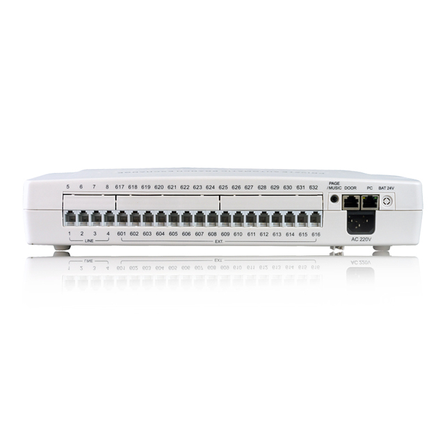 Keyphone PBX System 24 Extensions 4 CO Lines CP832-424 White Plastic CE/RoHS Certified 1 Year Warranty Billing Software