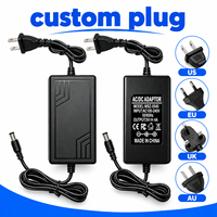 Fabricant OEM ODM – Adaptateur secteur de bureau 5V 4A 20W AC/DC 5,5x2,1mm avec prises US EU UK AU pour haut-parleur intelligent, décodeur et lampe