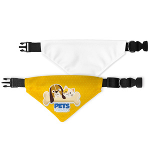 Keine Mindestbestellmenge Personalisierte Muster Baumwolle Sublimations-Hundehalsband-Schal - Product Image 4