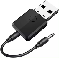 ZF-169S Plug Play Mini adaptateur audio 4-en-1 Adaptateur AUX sans fil 3.5mm pour haut-parleurs de casque TV PC