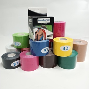 Cinta Kinesiológica de Algodón de 5cm, Banda Elástica Protectora Deportiva, Vendaje para Muñeca, Soporte para Rodilla, Correa para Tobillo, Alivio del Dolor de Pierna - Product Image 1