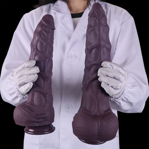 Extra Grote Dikke Realistische Dieren Penis Siliconen Anale Plug Realistische Penis Gigantische Anale Dilatator Speelgoed Unisex Masturbatie Penis - Product Image 5