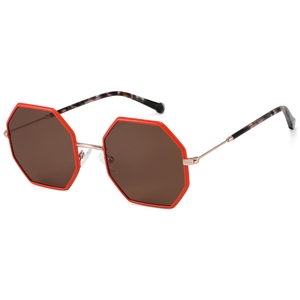 Elegantes Gafas de Sol Octogonales con Montura Metálica Completa, Lentes Verdes, Protección UV400, Unisex, Protección Solar para Adultos - Product Image 5