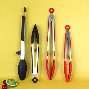 Juego de Pinzas de Cocina de Silicona de Grado Alimenticio de 9/12 Pulgadas, 2 Piezas, con Soportes, Aptas para Lavavajillas y Horno - Product Image 2