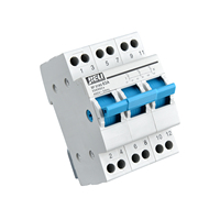 Interruptor de Transferencia JIELI de 1-4 Polos, 63A, Clasificación IP66, 440V, CMT para Distribución Eléctrica Industrial