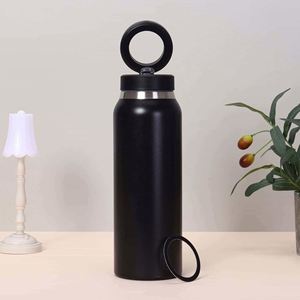 316 Stainless Steel Insulated Water Bottle Pop-Up Lid Portable <b>Thermal</b> Bottle Large Capacity Food Grade Travel <b>Mug</b> - Product Image 3