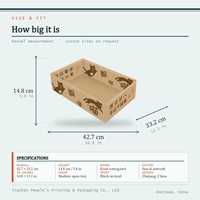 Litière pour chat en carton, ouverte, avec côtés surélevés et motif chat, pour chats d'intérieur, vente en gros, directement de l'usine