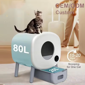 <span class=keywords><strong>Bac</strong></span> à litière automatique pour chat contrôlé par application intelligente, toilette électronique autonettoyante pour animaux de compagnie, fonction de nettoyage facile, fournitures pour litière de chat - Product Image 6