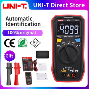 UNI-T ut123 ut123d Mini kỹ thuật số vạn năng; AC DC điện áp Meter kháng nhiệt độ Tester NCV ebtn Màn hình màu - Product Image 2