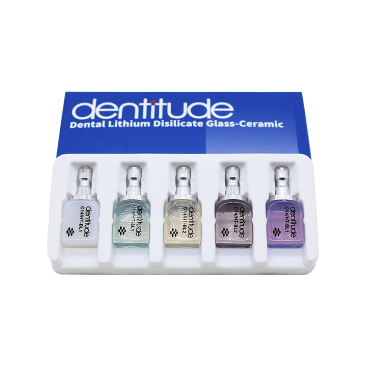 Dentitude Amber Color Lithium Disilicate Cad/cam Blocks Crystal Amber ...