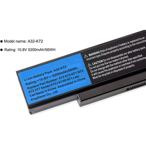 <span class=keywords><strong>ASUS</strong></span> K72D K72DR K72DY K72F K72J K72JA K73 K73B K73BR K73BY K73E K73J K73JK Reemplazo de batería de computadora portátil Disponible en stock en el momento de la llegada - Product Image 3